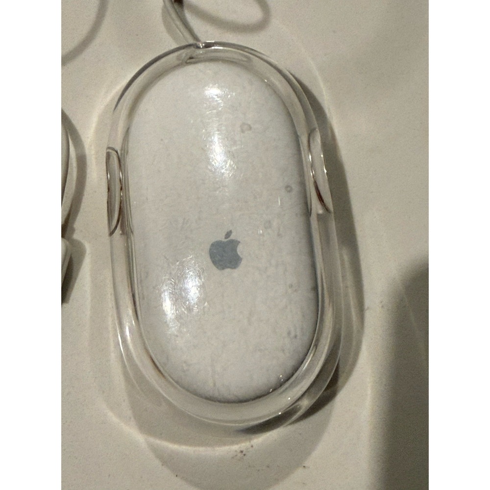Vintage Apple Mouse White Optical Wired USB Model M5769 - Tested & Working
